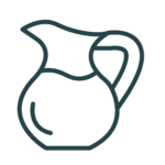 Water pitcher, 417 Mobile Bartending Service, Signature Sips cocktails and mocktails